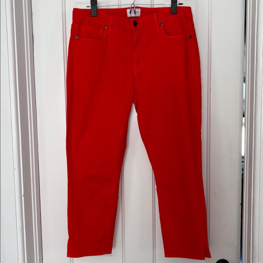 PARKER SMITH Fiery Red/Orange Denim